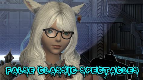 how to unlock glasses ffxiv.